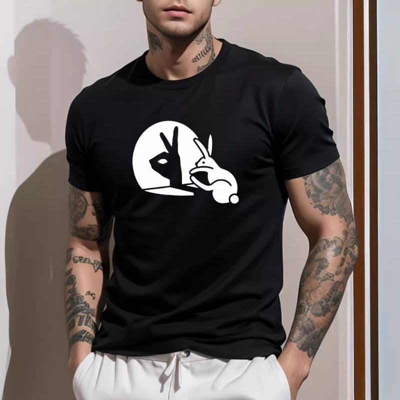 Krekli no 96% kokvilnas, apaļā kakla izgriezums, īsās piedurknes, brīvs piegriezums, 180 g