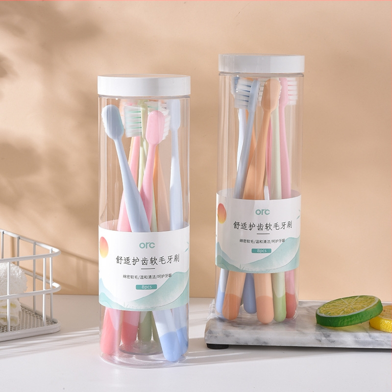 Ръчна четка за зъби с цилиндрична форма, меки влакна, модел R0722, за възрастни