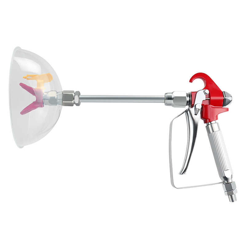 Безвъздушен пистолет за пръскане – емулсионна боя, дълъг прът, анти-пръски, анти-вятър, модел 123