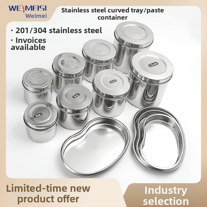 Медицински поднос от неръждаема стомана (неправилна форма), 201/304, електроплатинг повърхност, възможност за персонализация — Moriya SENGU