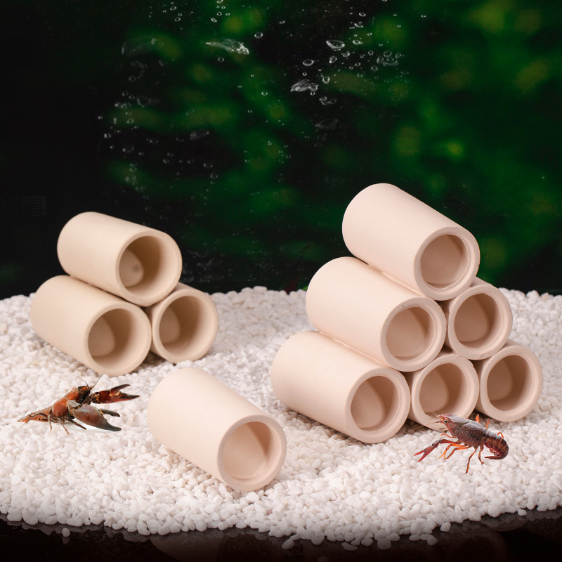 Keramičko sklonište za ribe i škampe, cijevni dizajn, 120 komada