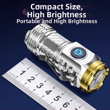 NIYANG/Reverse Yang LED φάκος για οικιακή χρήση και εξωτερικούς χώρους, USB-C γρήγορη φόρτιση, μπαταρία λιθίου υψηλής χωρητικότητας, περιστροφή 360°, εμβέλεια 100–200 m