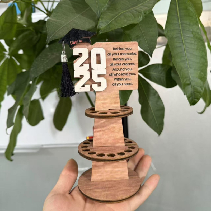 Портфейл с двоен клип за банкноти, модерен минимализъм, дървена конструкция