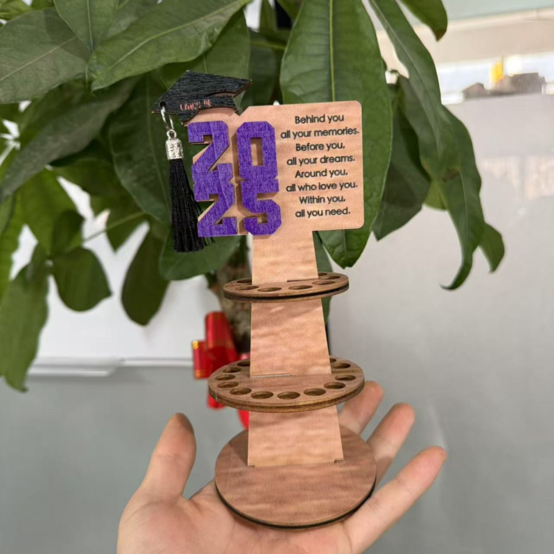 Портфейл с двоен клип за банкноти, модерен минимализъм, дървена конструкция