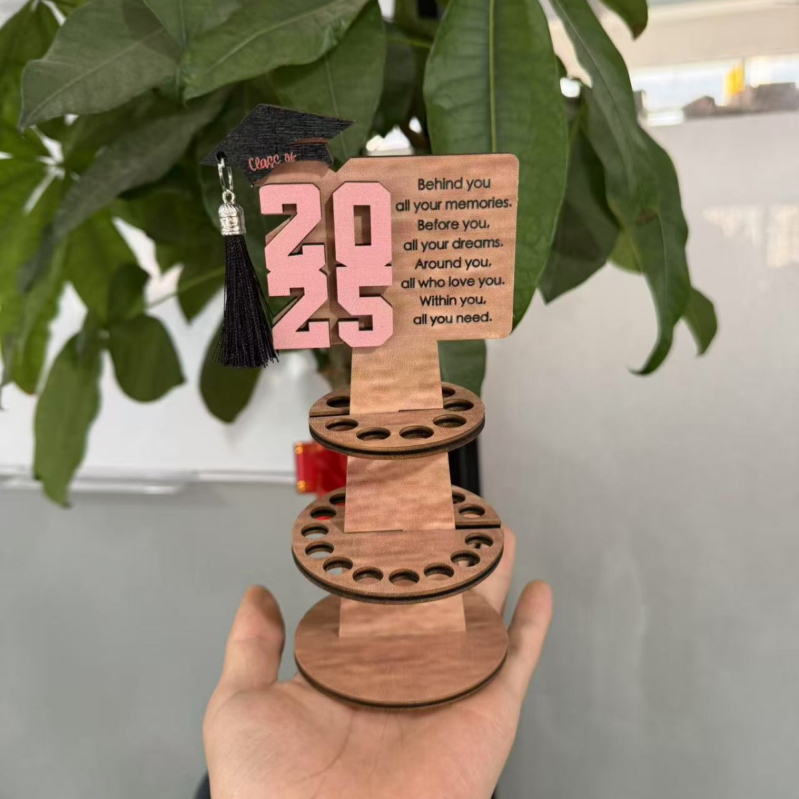 Портфейл с двоен клип за банкноти, модерен минимализъм, дървена конструкция