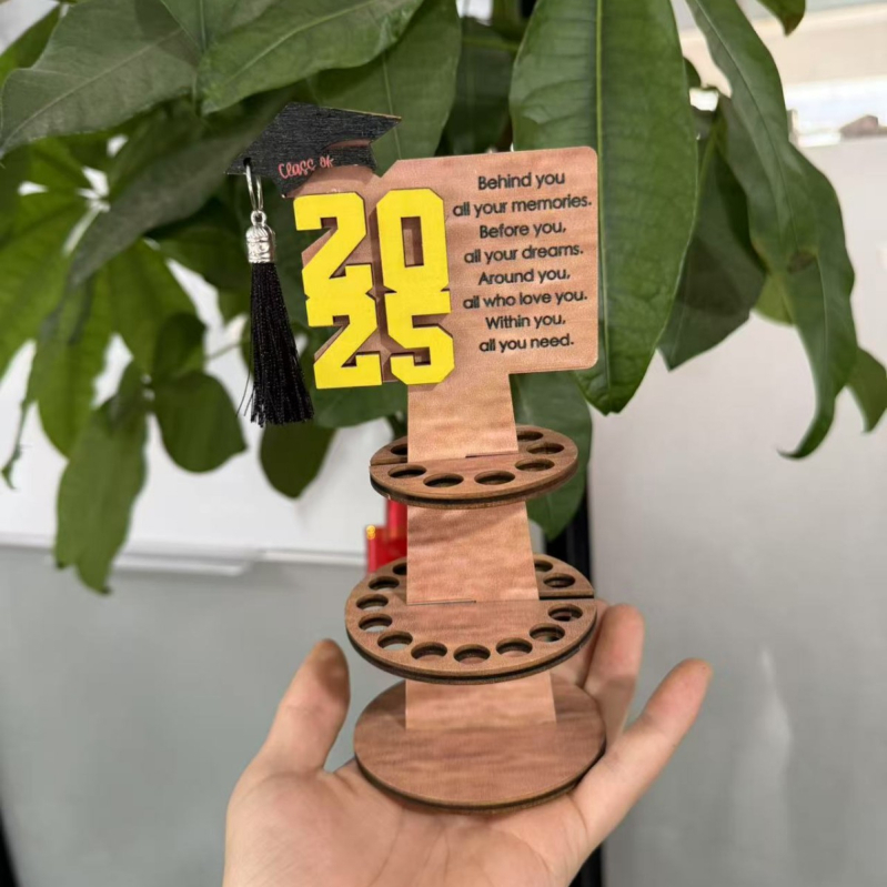 Портфейл с двоен клип за банкноти, модерен минимализъм, дървена конструкция