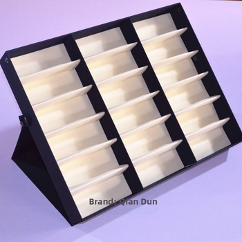 Brilles demonstrācijas kaste, daudzfunkcionāls plaukts ar divslāņu dizainu, ceļojumu palete, liela ietilpība — Qian Hoarding