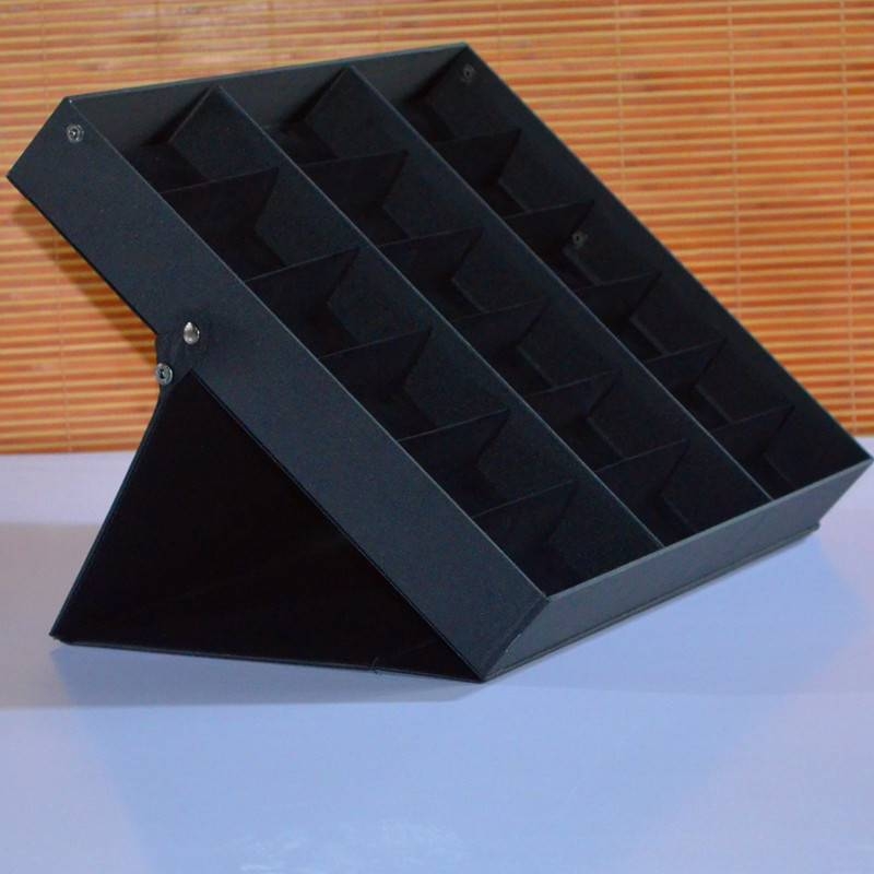 Brilles demonstrācijas kaste, daudzfunkcionāls plaukts ar divslāņu dizainu, ceļojumu palete, liela ietilpība — Qian Hoarding