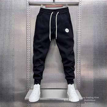 Άνετα παντελόνια, ίσια γραμμή, μεσαία μέση, διαπνέσιμο ύφασμα από μπαμπού ίνες, υψηλή ελαστικότητα