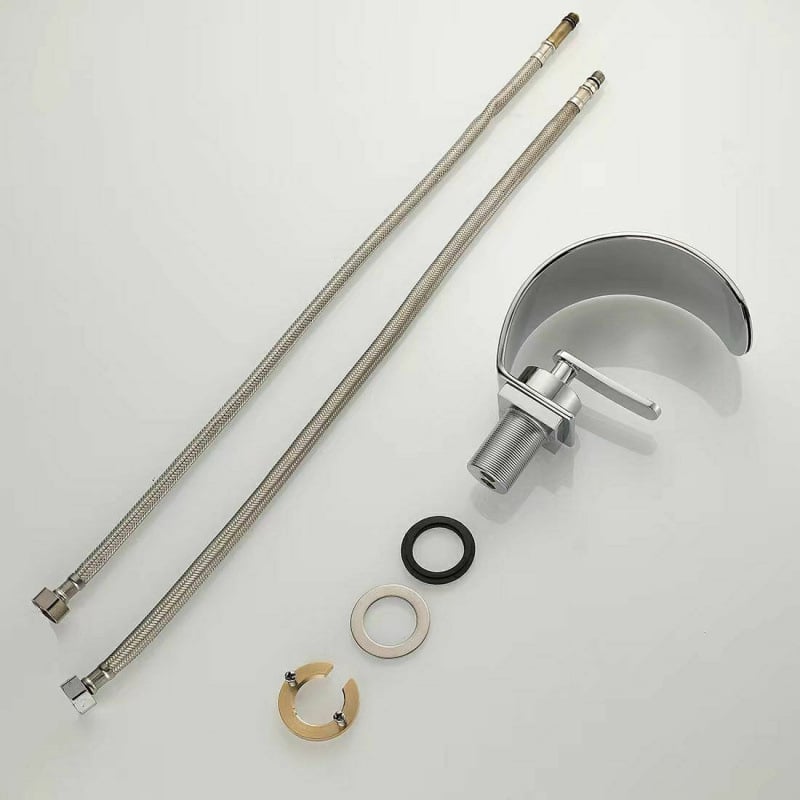 Kaskadna slavina za umivaonik – kupaonica, montaža iznad ploče, Materijal: djelomična bakar, Stil: novi kineski stil, Certifikacija: WATERMARK