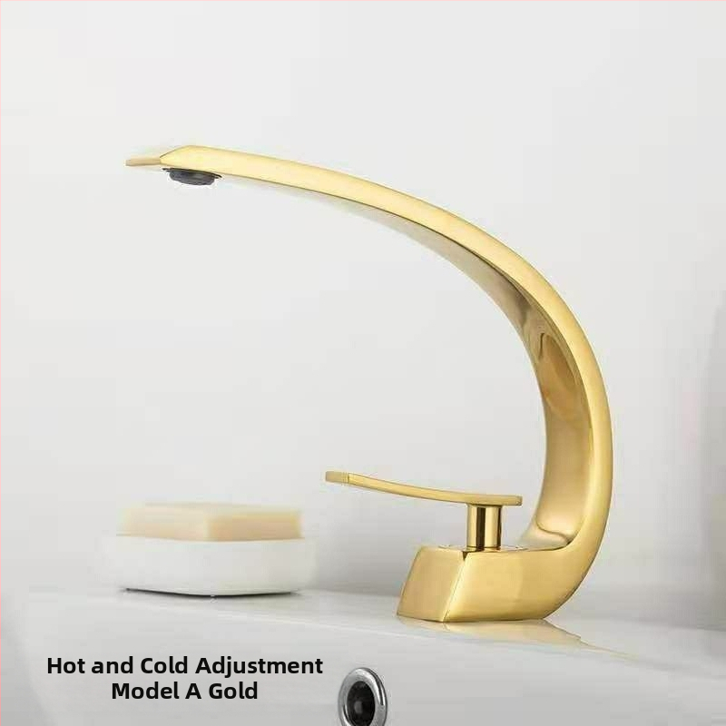 Kaskadna slavina za umivaonik – kupaonica, montaža iznad ploče, Materijal: djelomična bakar, Stil: novi kineski stil, Certifikacija: WATERMARK