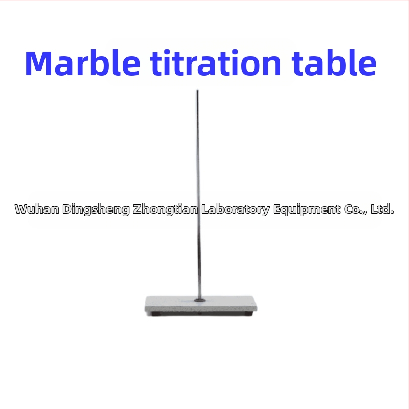 Мраморна титрационна маса върху железен рамков корпус, модел Една плоча, Един прът, производител zt