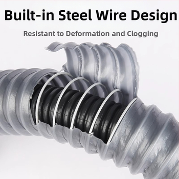 Win the bully Set odvoda za kuhinju s dvostrukim sudoperom – Model 10126, 304 nehrđajući čelik + ABS plastika, Moderan minimalistički stil