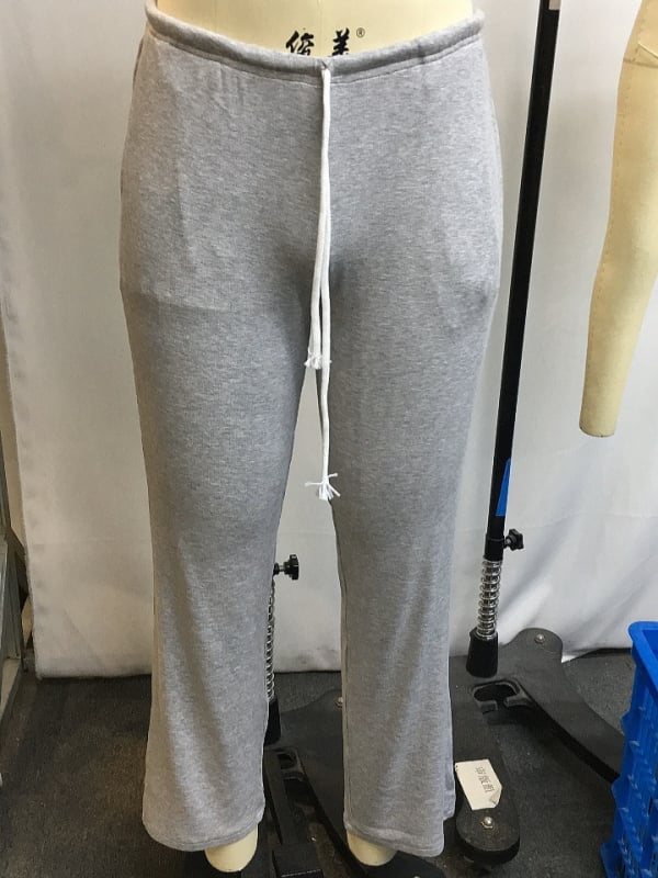 Pantaloni casual bărbați, drepti, talie medie, țesătură stretch poliester 90%, model monocrom