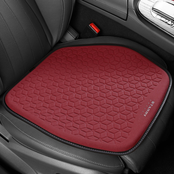 Μαξιλάρι καθίσματος αυτοκινήτου από σουέτ με γέλη κυψελοειδούς δομής – ένα κομμάτι, επιφάνεια από δέρμα, γέμισμα από συνθετικές ίνες, κατάλληλο για όλες τις εποχές