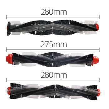 Neato BV/D/XV sērijas robota putekļsūcēja piederumi — rullīša birste, sānu birste un filtrēšanas siets; piemērots platībām virs 150 m²; trīs vienību komplekts