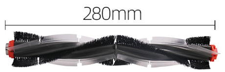 Neato BV/D/XV sērijas robota putekļsūcēja piederumi — rullīša birste, sānu birste un filtrēšanas siets; piemērots platībām virs 150 m²; trīs vienību komplekts