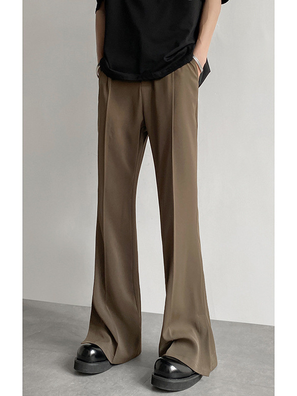 Biznesa formalitātei bikses ar taisnu piegriezumu, 95% poliester, pavasaris–rudens, vīriešiem