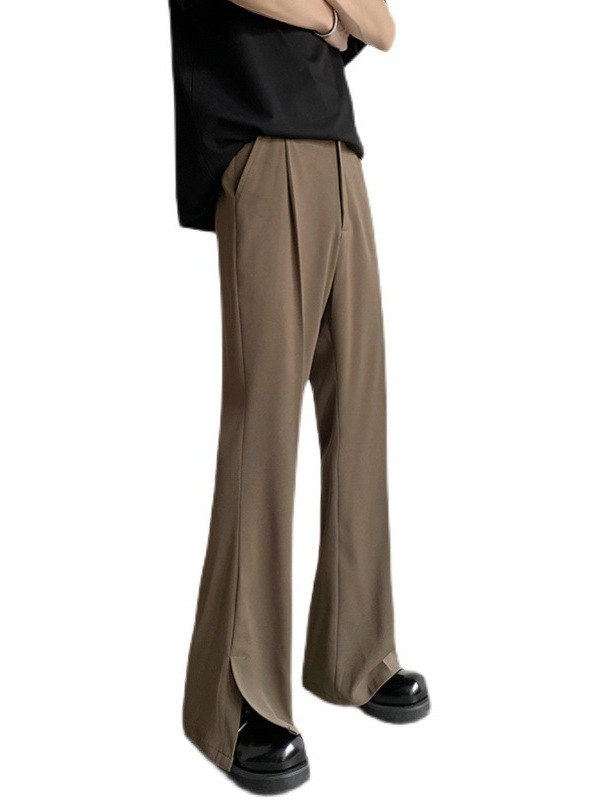 Biznesa formalitātei bikses ar taisnu piegriezumu, 95% poliester, pavasaris–rudens, vīriešiem