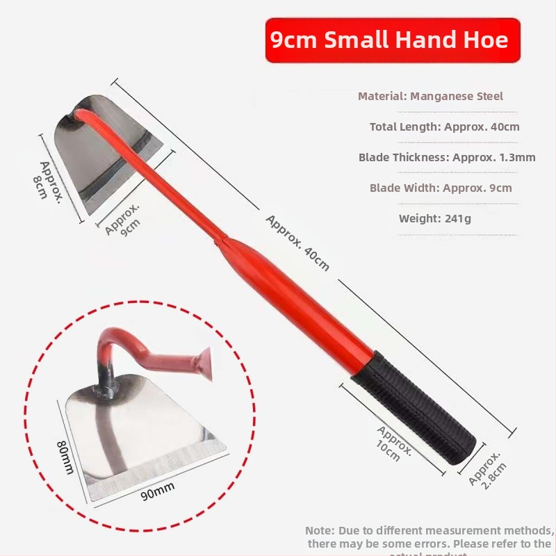 Πλήρως ατσάλινη σκαπάνη κήπου για ζιζανίσματα, με ενισχυμένη κεφαλή, για οικιακή και γεωργική χρήση