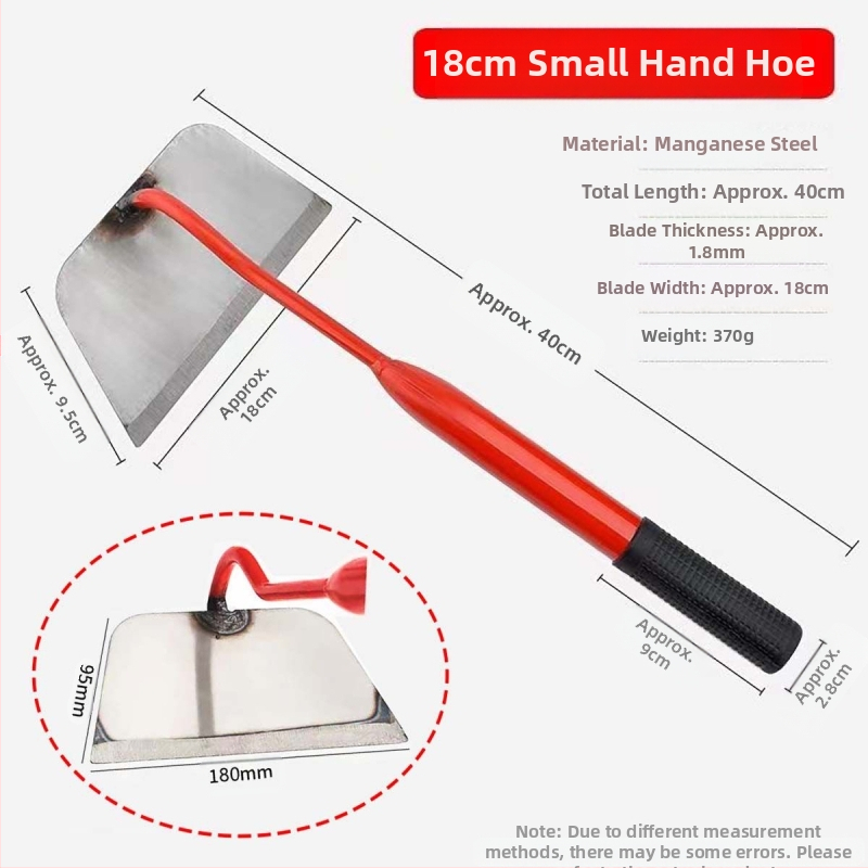 Πλήρως ατσάλινη σκαπάνη κήπου για ζιζανίσματα, με ενισχυμένη κεφαλή, για οικιακή και γεωργική χρήση