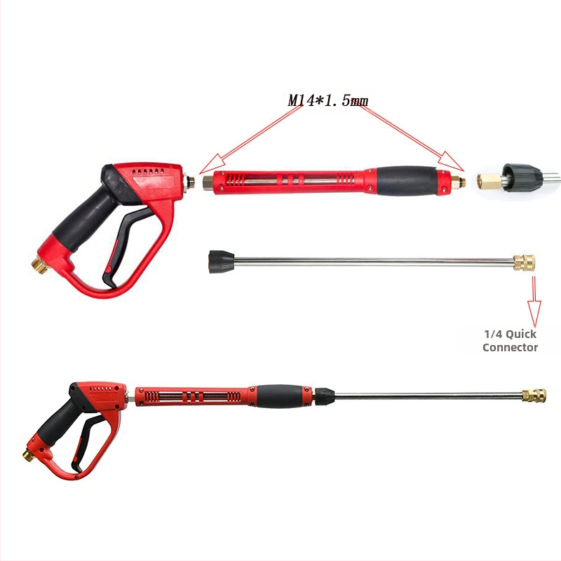 Fukuda Eagle високонапорна водна пушка за дома и градина — поток 60 л/мин, налягане 5000 psi, високо налягане почистване