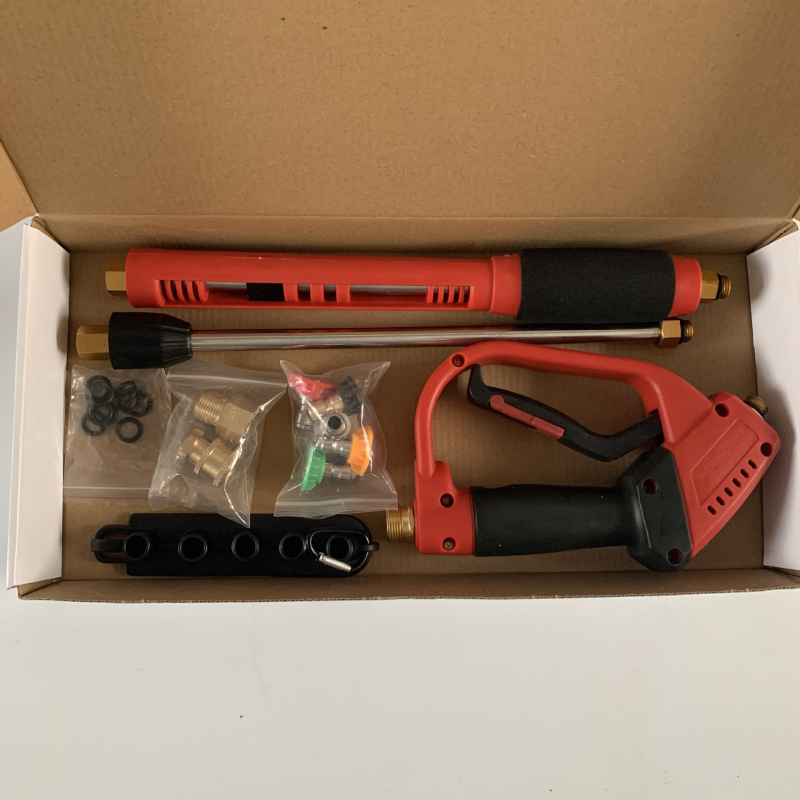 Fukuda Eagle πιστόλι νερού υψηλής πίεσης για οικιακή και κηπουρική χρήση — 60 L/min ροή, 5000 psi πίεση, κατάλληλο για καθαρισμό με υψηλή πίεση