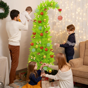 Τεχνητό χριστουγεννιάτικο δέντρο – σε σχήμα μολυβιού, ευέλικτο, PVC – μάρκα SY