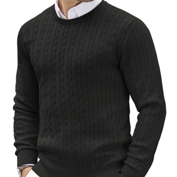 Pulover bărbați din amestec mohair, guler înalt, mâneci lungi, croială lejeră