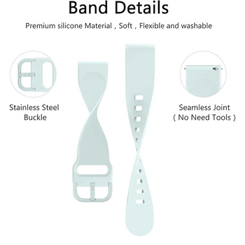 Ζώνη ρολογιού - γρήγορη αποδέσμευση, αντικατάσταση από σιλικόνη - Unisex