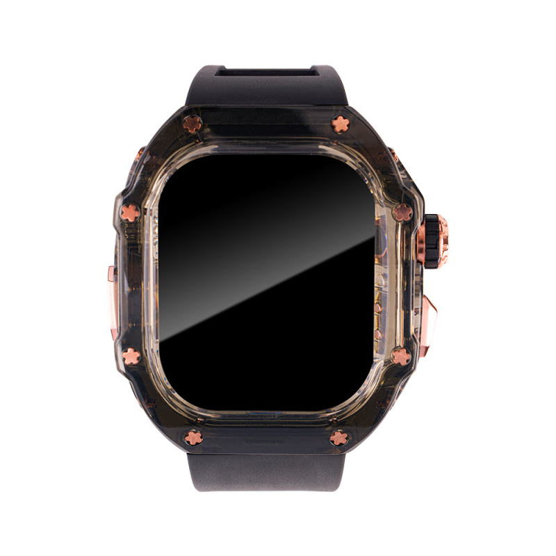 Προστατευτικό κάλυμμα θήκης και σετ σιλικόνης για Apple Watch Ultra 49mm, 22mm διάσταση ζεύξης, μοντέρνο στυλ