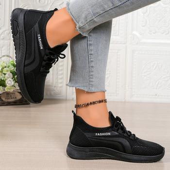 Pantofi sport casual pentru femei, partea superioară PU, model camuflaj, vârf rotund, ușori și respirabili, șireturi în față