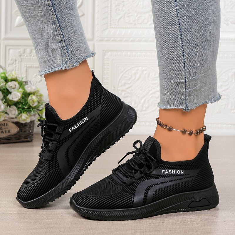 Pantofi sport casual pentru femei, partea superioară PU, model camuflaj, vârf rotund, ușori și respirabili, șireturi în față