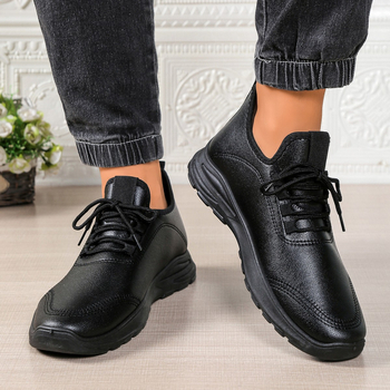 Pantofi sport casual pentru femei, cu partea superioară din PU, vârf rotund, închidere slip-on, toc mic 1–3 cm