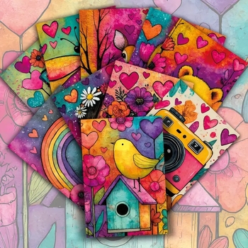 Ευχετήρια κάρτα από χαρτόνι με εκτύπωση, απλό μοντέρνο στυλ — Shape Warm, Κωδικός Προϊόντος KZ109, Υλικό: Card Paper, Τεχνική: Printing, Κατηγορία: Greeting Card.