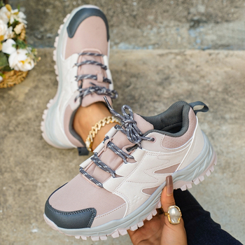 Pantofi de drumeție outdoor Unisex — partea superioară din plasă respirabilă, talpă din cauciuc antiderapant, închidere cu șireturi, design joasă, potriviți pentru primăvară și toamnă