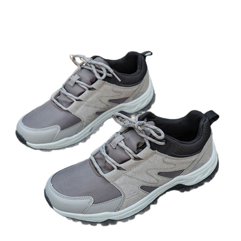 Pantofi de drumeție outdoor Unisex — partea superioară din plasă respirabilă, talpă din cauciuc antiderapant, închidere cu șireturi, design joasă, potriviți pentru primăvară și toamnă