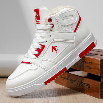 Augstas skeita kurpes ar PU augšējo daļu, apaļš purns, bieza zole, šņorēšana