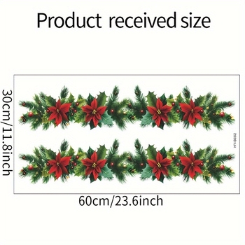 Коледен стенен стикер за празнична украса, 1 бр., модерен стил, аксесоари за декорация на помещения, номер на изделие jd601099624207498