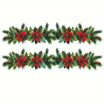 Коледен стенен стикер за празнична украса, 1 бр., модерен стил, аксесоари за декорация на помещения, номер на изделие jd601099624207498