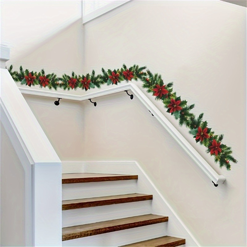 Коледен стенен стикер за празнична украса, 1 бр., модерен стил, аксесоари за декорация на помещения, номер на изделие jd601099624207498