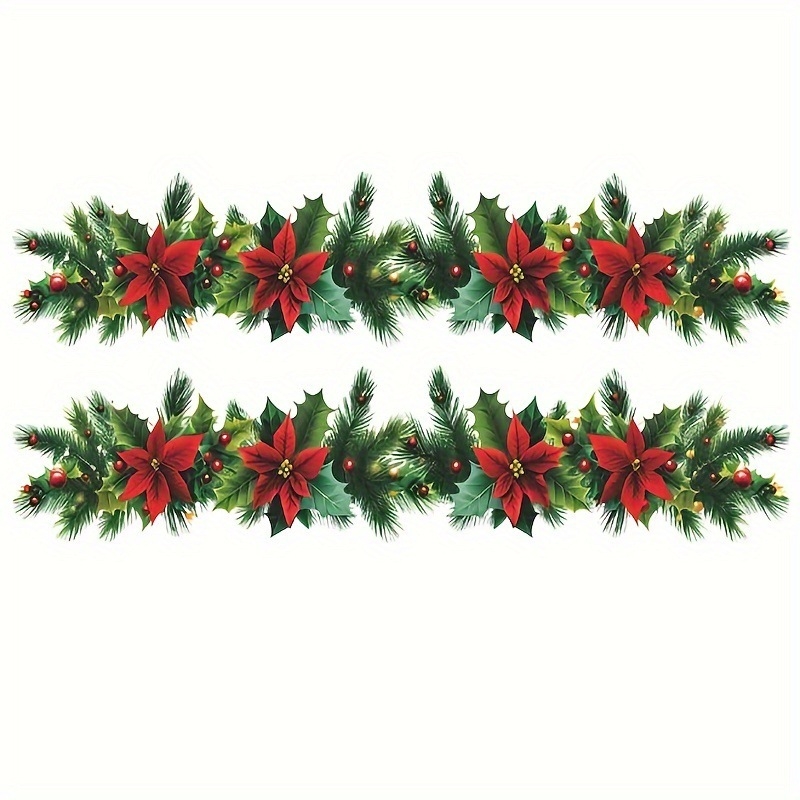 Коледен стенен стикер за празнична украса, 1 бр., модерен стил, аксесоари за декорация на помещения, номер на изделие jd601099624207498