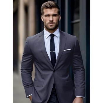 Kasdienis bleizeris vyrams - Slim-fit, Corduroy audinys, vieno sagos mygtukas, pagrindinis audinys lin, vienodai raštas, sportinis stilius