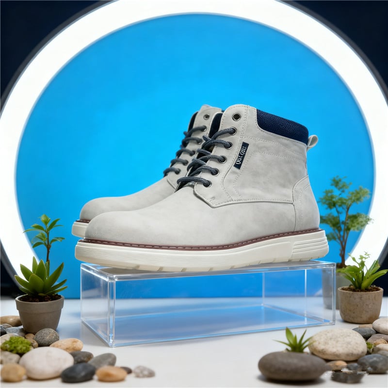 Vyriniai Martin batai - retro aukšti, apvalios nosies, atsparūs vandeniui ir slydimui, šilta, odinis įdėklas