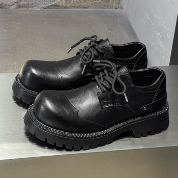 Derbio batai vyrams - apvalus nosis, slydimui atsparus padas, viršus iš mikropluošto, gumos padas, cementuota konstrukcija