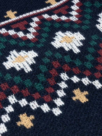 Pulover, guler rotund, mâneci lungi, 100% poliester, croială ajustată