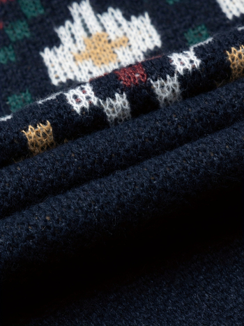 Pulover, guler rotund, mâneci lungi, 100% poliester, croială ajustată