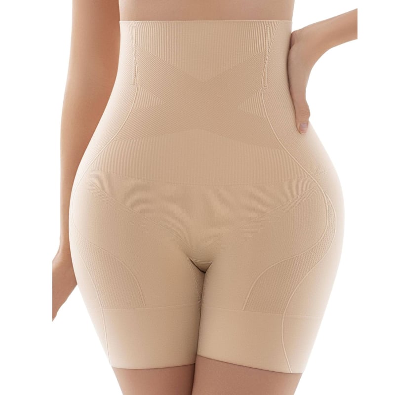 Vienos dalies kūno formuojančios kelnaitės su aukštu juosmeniu, pilvo kontrole, po gimdymo, sėdmenų pakėlimas, nematomi po drabužiais