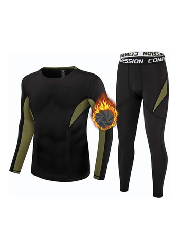 Vyrų flisinis žieminis komplektas lauko sportui – Milk Silk audinys su Spandex 94%, pamušalas Milk Silk su Spandex 6%, tinkamas bėgimui, važiavimui dviračiu ir slidinėjimui