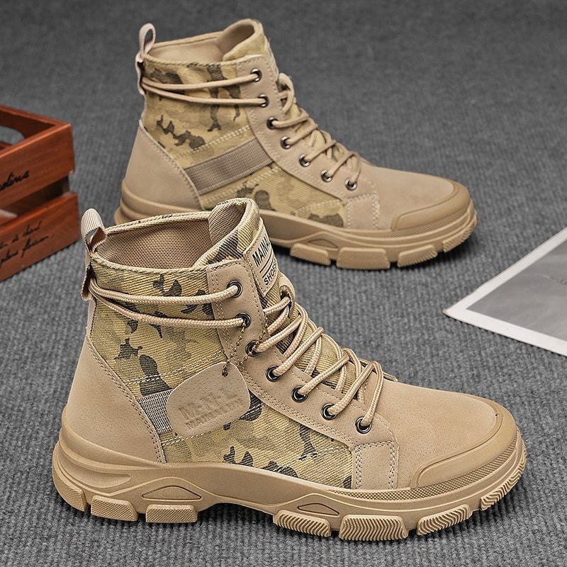 Martin aukštų batų, korėjietiško stiliaus, drobės viršutinė dalis, PVC įdėklas, aukštinantis, kvėpuojantys